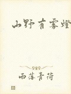 山野有雾灯