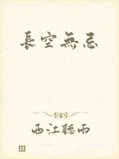 长空无忌封面