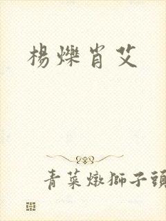 杨烁肖艾
