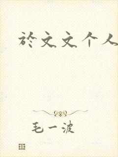 于文文个人简历