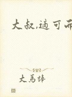 大叔,适可而止