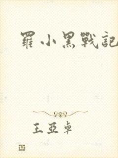 罗小黑战记小说