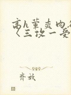 高h荤爽肉欲文〈三攻一受