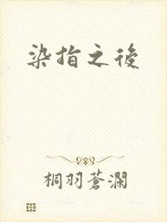 染指之后封面