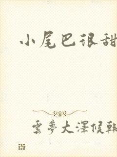 小尾巴很甜封面