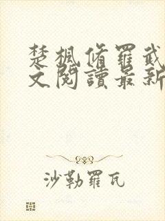 楚枫修罗武神全文阅读最新