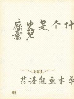 历史是个什么玩意儿