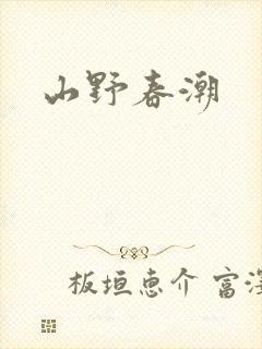 山野春潮封面