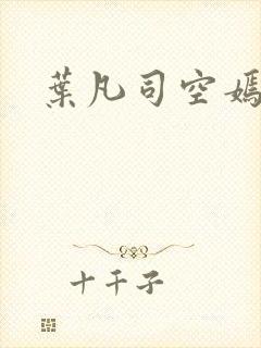 叶凡司空嫣然