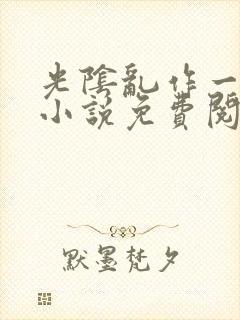 光阴乱作一团的小说免费阅读