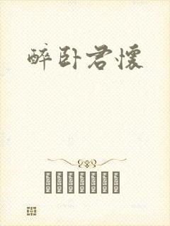 醉卧君怀