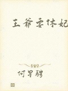 王爷要休妃