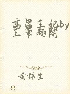 高昌王妃by黛玉笔趣阁
