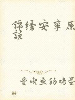 锦绣安宁原著小说