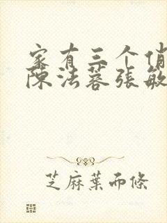家有三个俏媳妇陈法蓉张敏
