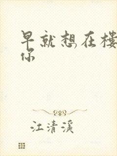 早就想在楼梯要你