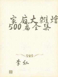 家庭大杂烩小说500篇全集