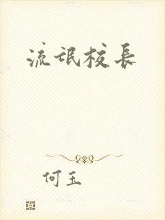 流氓校长封面