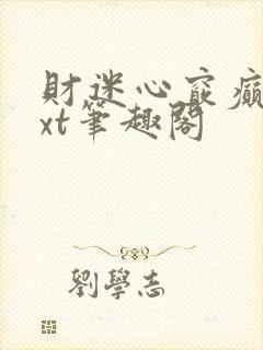 财迷心窍癫婆txt笔趣阁封面