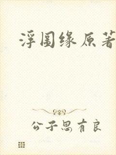 浮图缘原著小说封面
