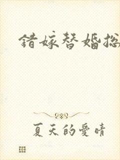 错嫁替婚总裁
