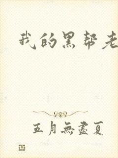 我的黑帮老公
