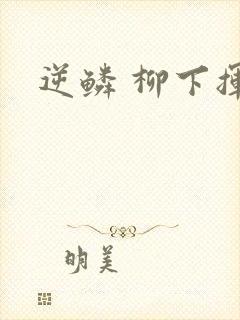 逆鳞 柳下挥封面