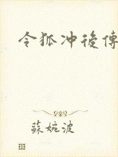 令狐冲后传封面