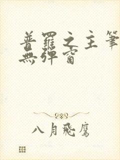 普罗之主笔趣阁无弹窗