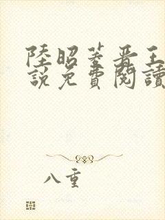 陆昭菱晋王的小说免费阅读