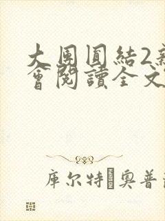 大团圆结2亲情会阅读全文