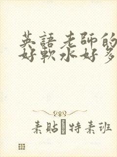 英语老师的兔子好软水好多