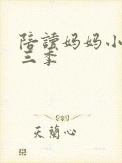 陪读妈妈小说第三季