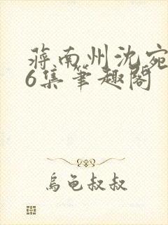 蒋南州沈宛月16集笔趣阁封面