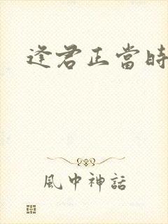 逢君正当时