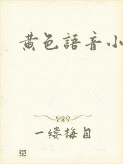 黄色语音小说封面