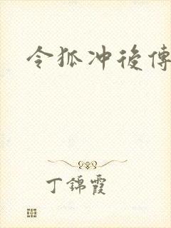 令狐冲后传封面