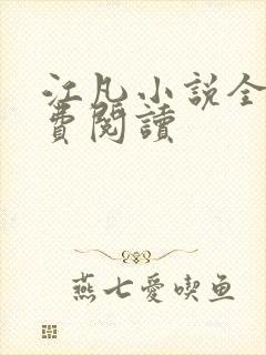 江凡小说全文免费阅读