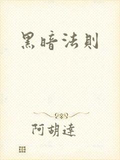 黑暗法则封面
