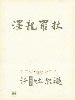 泽龙罗拉封面