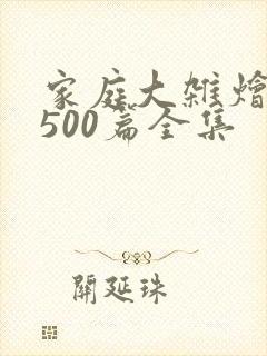家庭大杂烩小说500篇全集封面