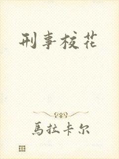 刑事校花封面