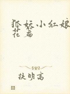 狐妖小红娘两生花篇封面