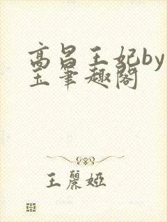 高昌王妃by黛玉笔趣阁封面