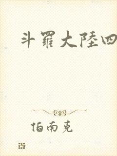 斗罗大陆四小说封面