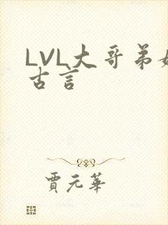 LVL大哥弟媳古言