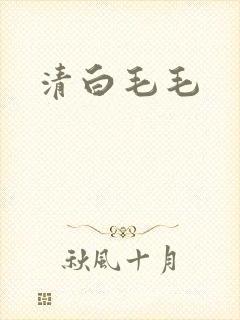 清白毛毛