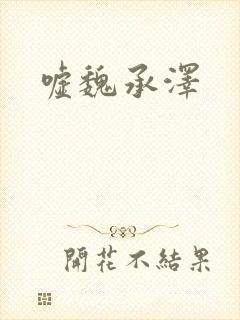 嘘魏承泽
