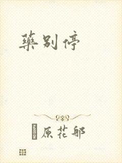 药别停封面