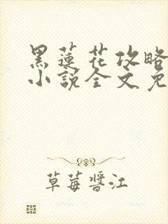 黑莲花攻略手册小说全文免费阅读笔趣阁